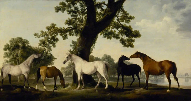 ウィンザーのグランドパークでクランバーランド公爵のための五頭の馬の繁殖 - ジョージ・スタッブス

Source:
Cinq juments à l'élevage du duc de Cumberland dans le Grand Parc de Windsor - George Stubbs