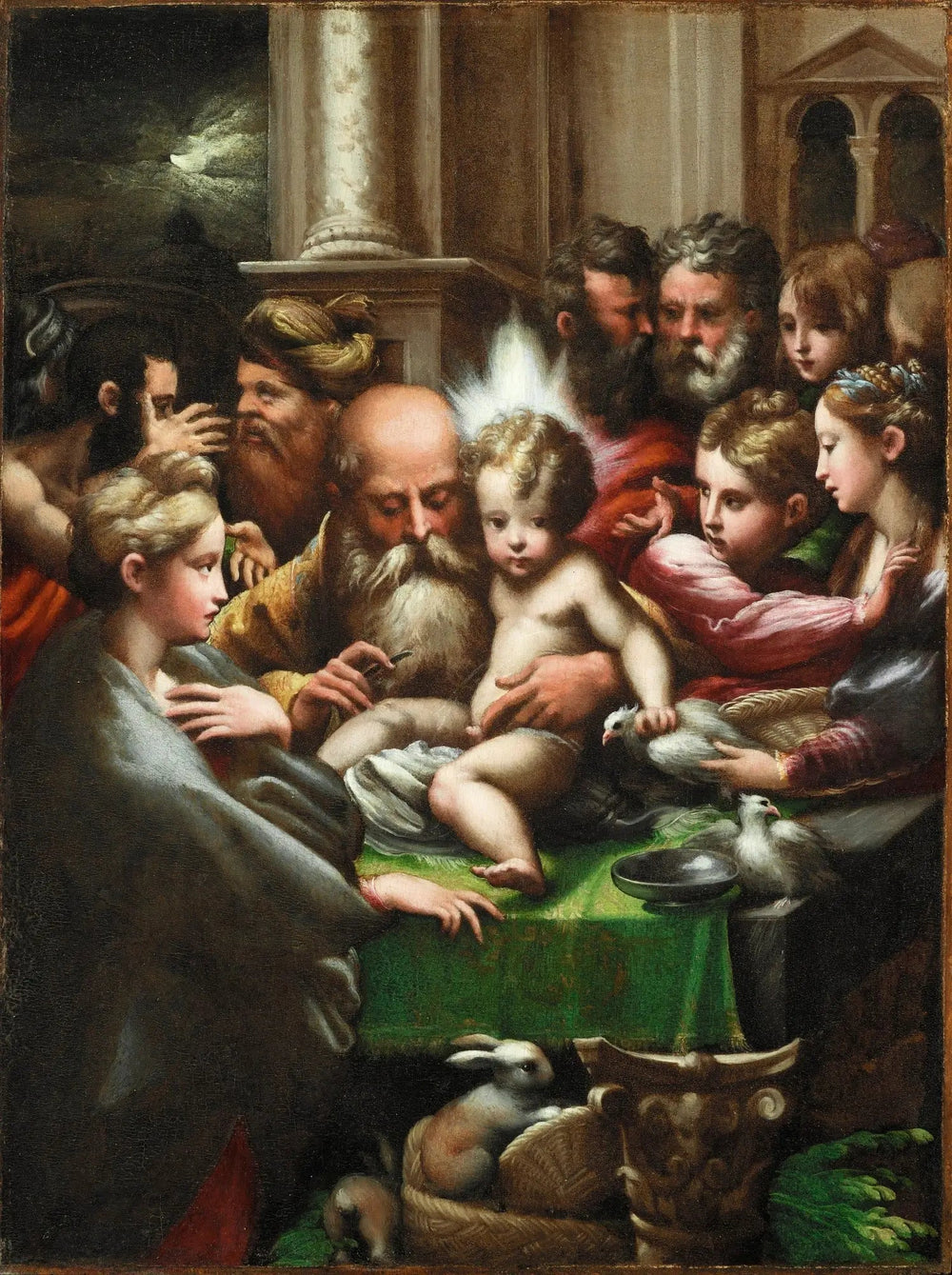 Circoncision de Jésus - Parmigianino image 1 copie peinte à la main à l’huile