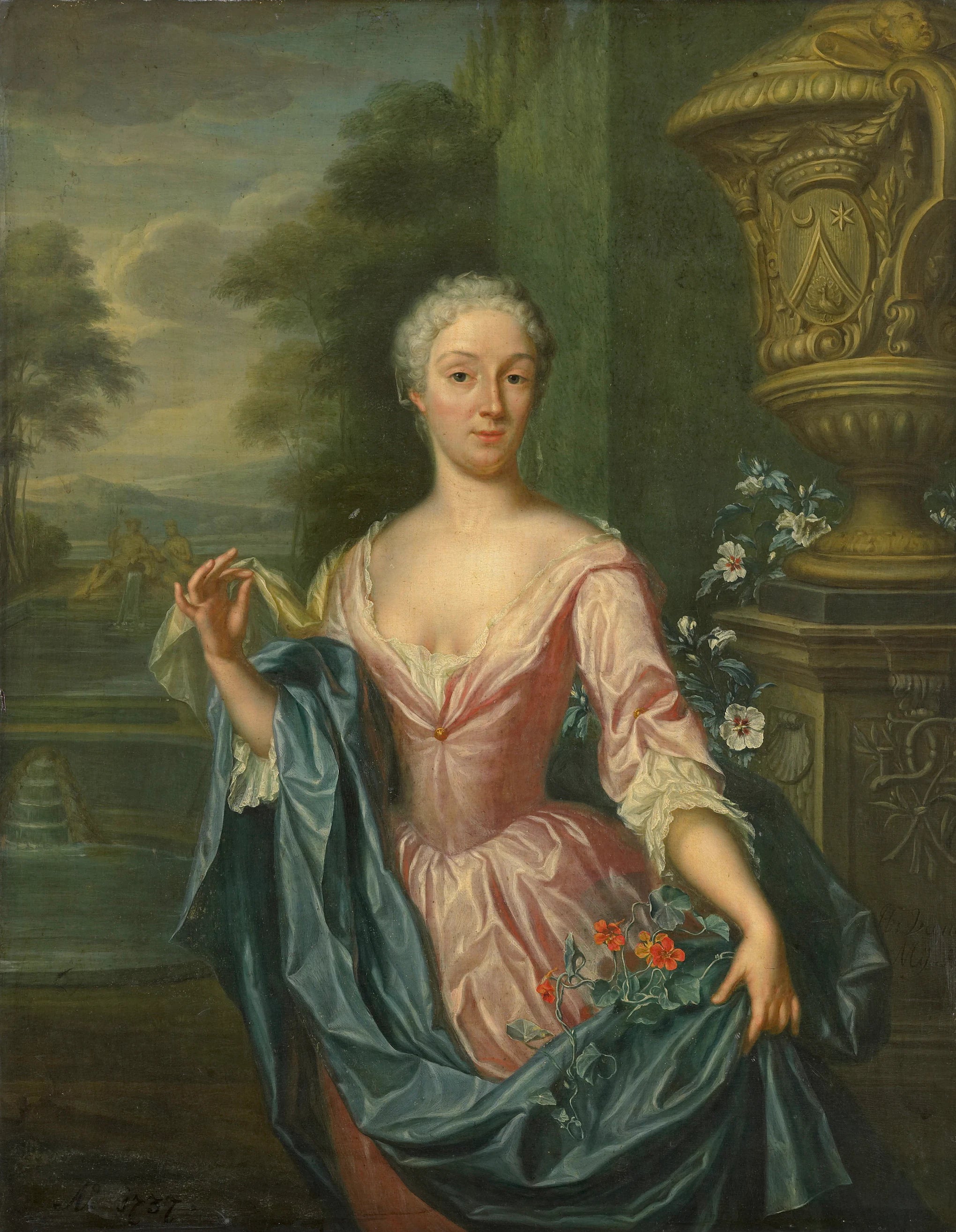 Claudine van Royen (née en 1712). Épouse de Pieter Teding van Berkhout - Hieronymus van der Mij