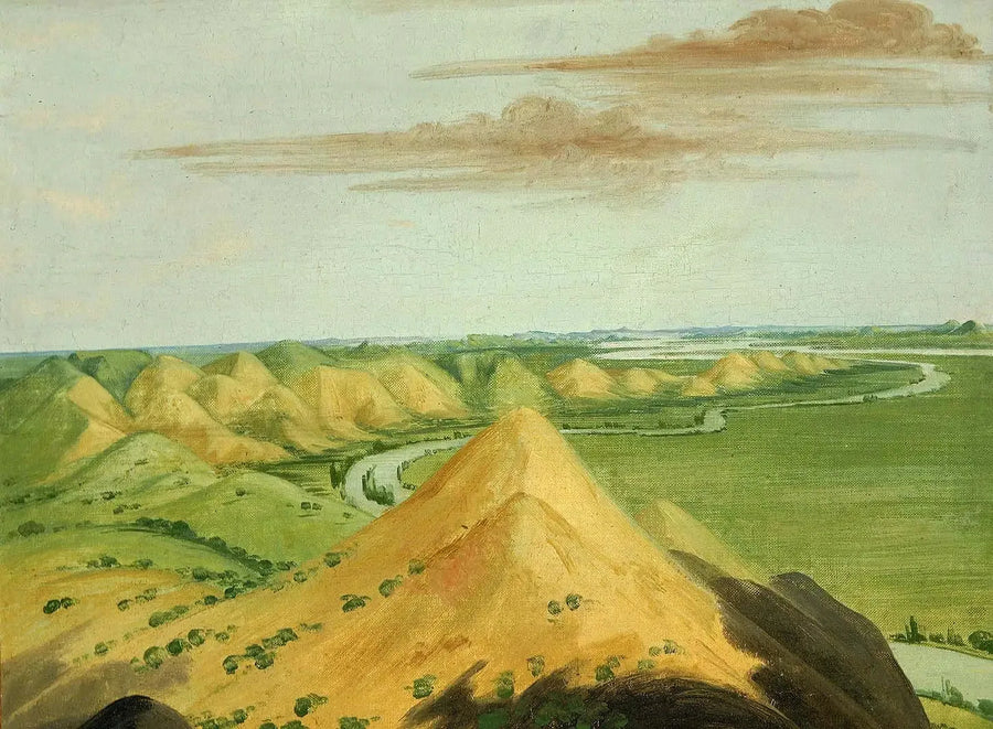 クレイ・ブラフズ、マンダンズから20マイル上の場所 - ジョージ・キャトリン

Source:
Clay Bluffs, à vingt milles au-dessus des Mandans - George Catlin