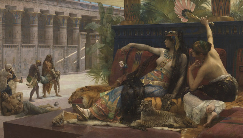 クレオパトラは死刑囚に毒を課す - アレクサンドル・カバネル

Source:
Cléopâtre impose des poisons sur des condamnés à mort - Alexandre Cabanel