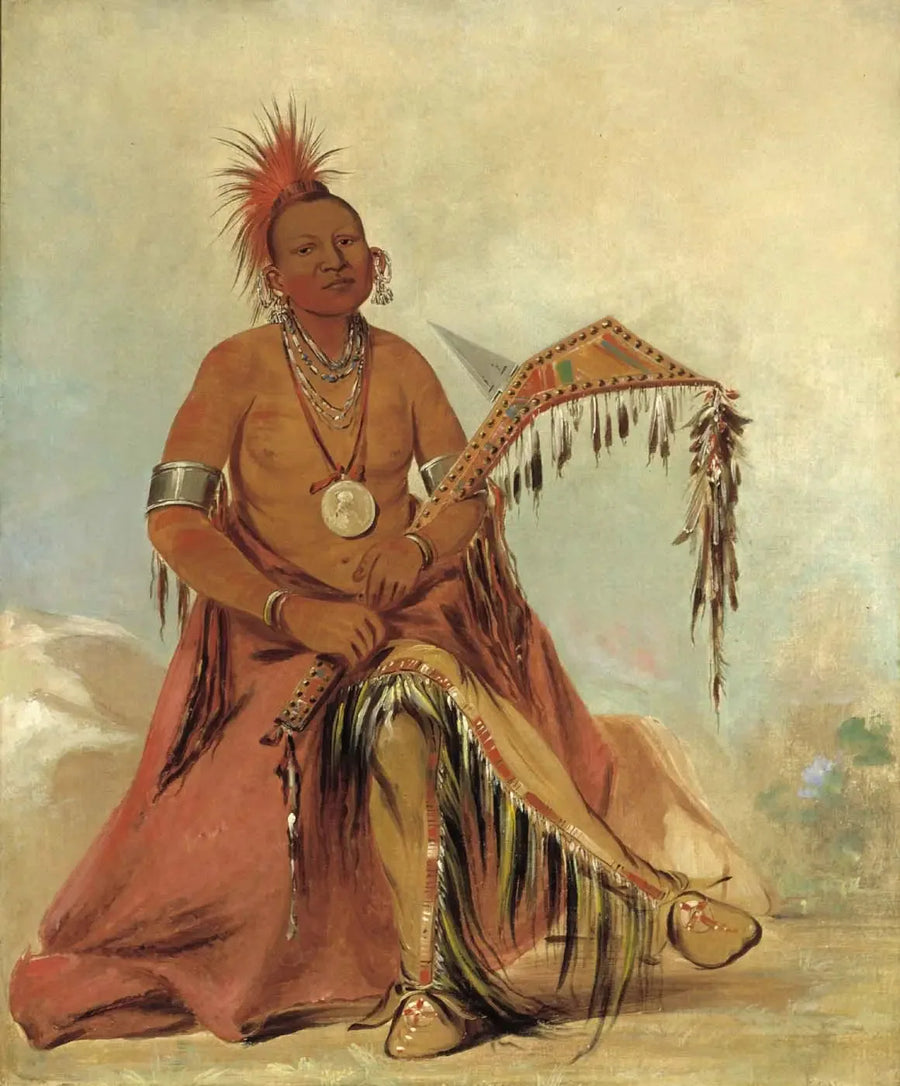 クレルモン、部族の第一の長 - ジョージ・キャトリン

Source:
Cler-mónt, premier chef de la tribu - George Catlin