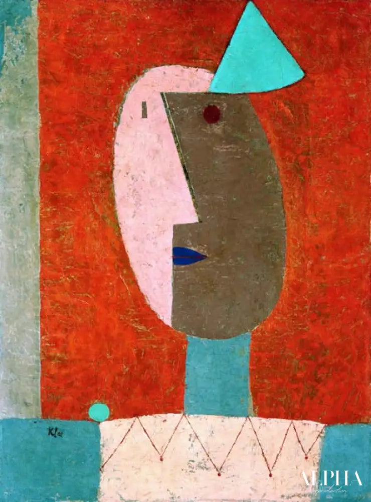 Clown, 1929, 133 (D 3) - Paul Klee - Reproductions de tableaux et peintures haut de gamme