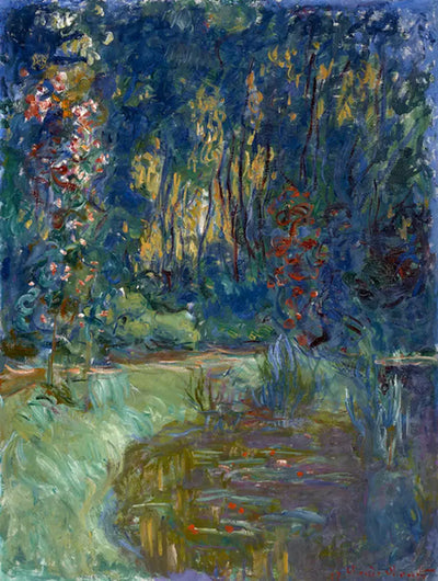 Reproduction du tableau « Coin de l'étang à Giverny - Claude Monet » par Alpha Reproduction en peinture à l’huile