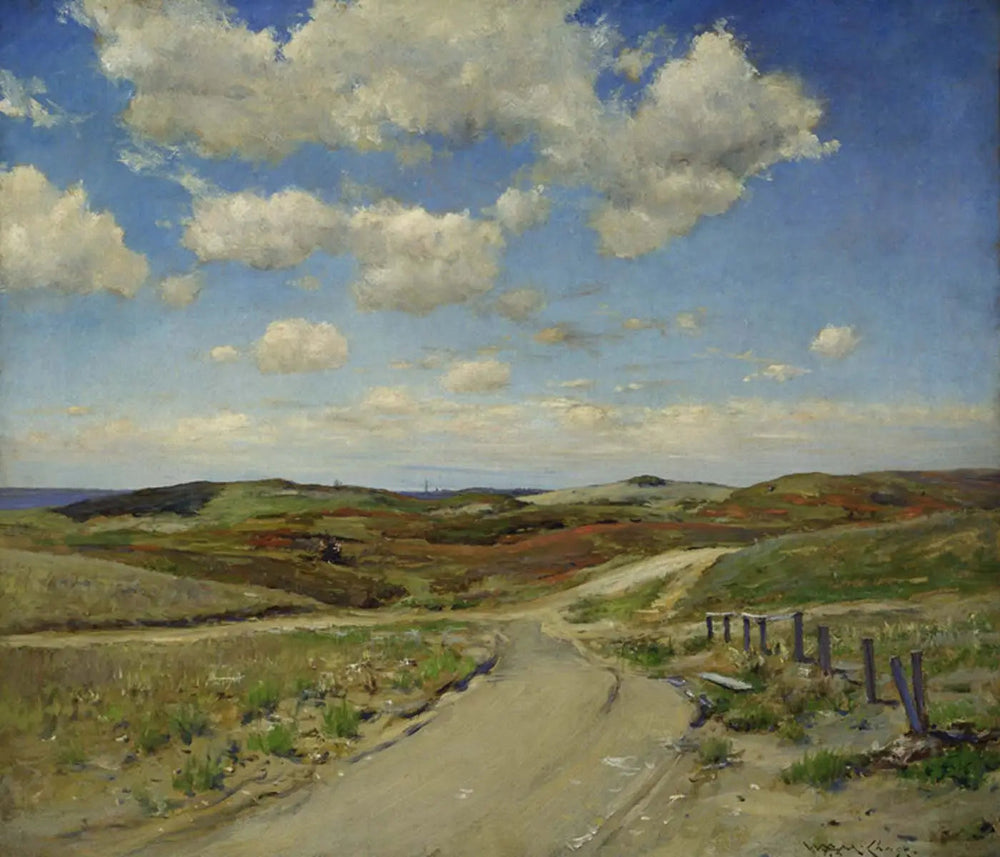 Collines de Shinnecock - William Merritt Chase image 1 copie peinte à la main à l’huile