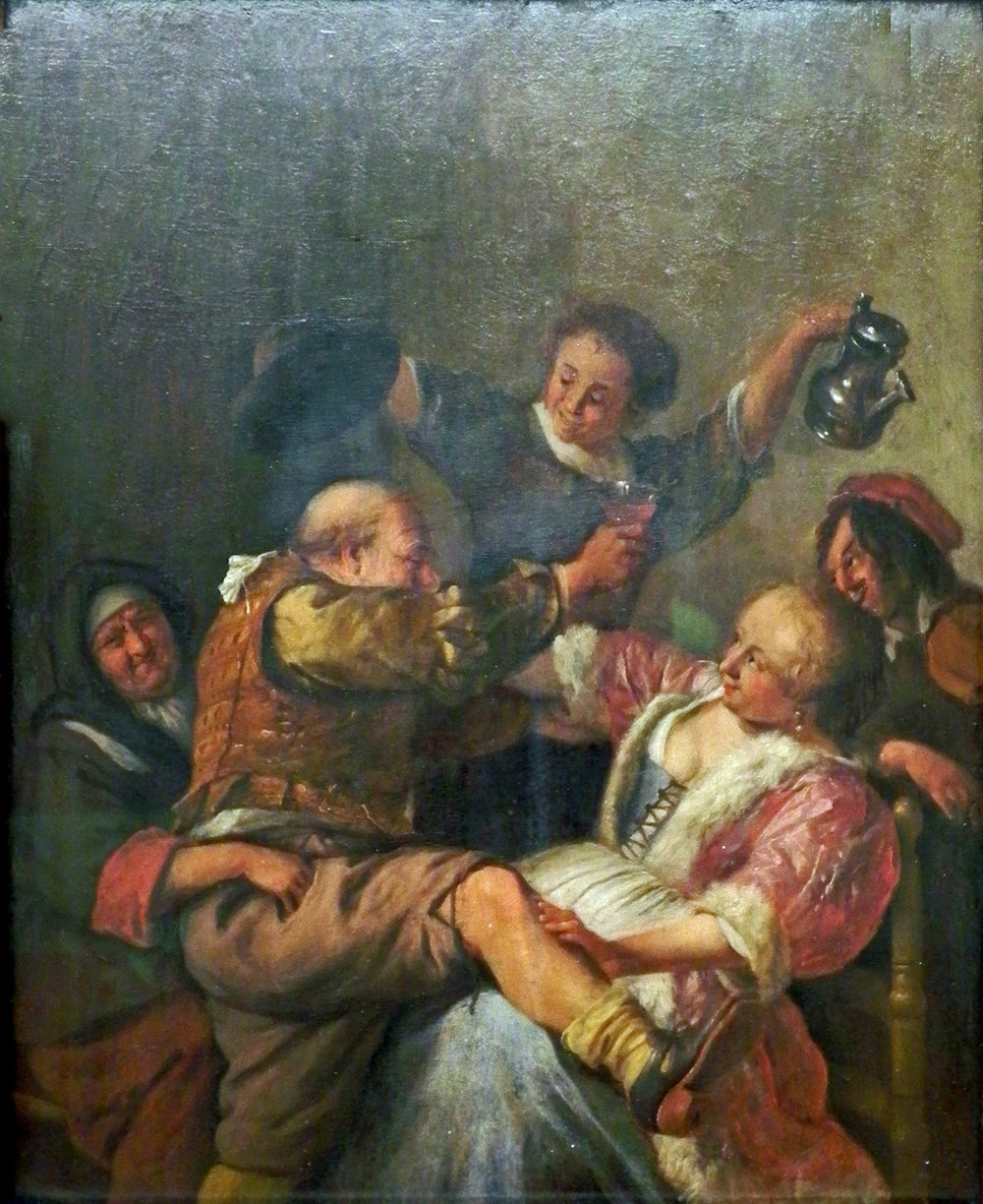 Compagnie libre - Jan Steen image 1 reproduction d’œuvre d’art à l’huile