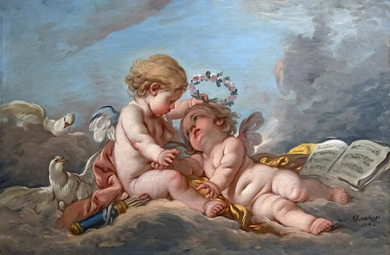 天使たちの構成 - フランソワ・ブーシェ

Source:
Composition aux putti - François Boucher