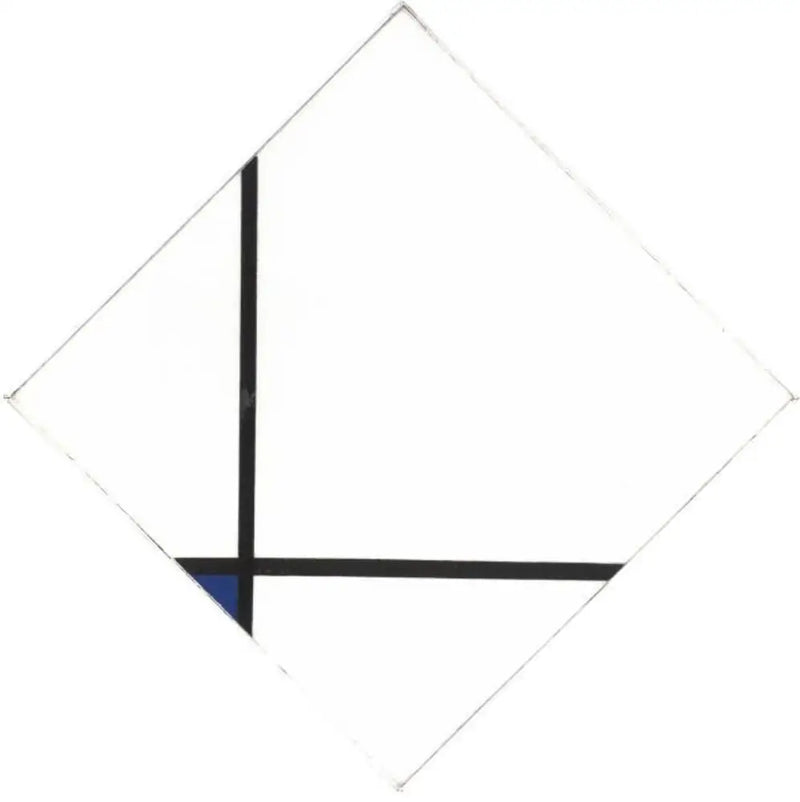 青の構成 - ピエト・モンドリアン