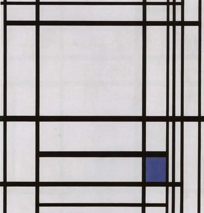Composition de lignes et couleurs: III - Piet Mondrian image 1 copie de tableau peinte à la main