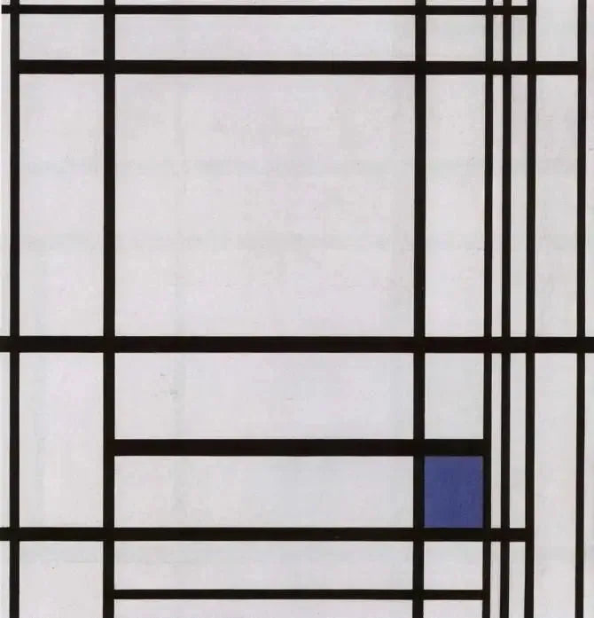 Composition de lignes et couleurs: III - Piet Mondrian image 1 copie de tableau peinte à la main