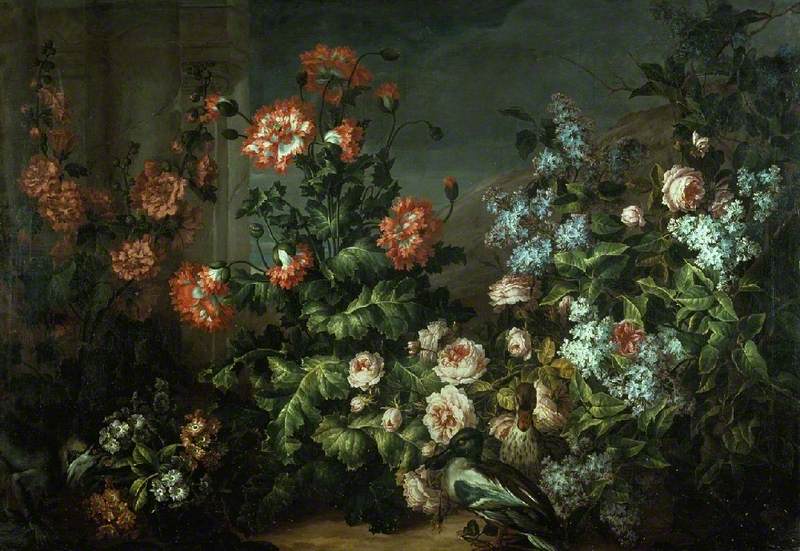 Composition florale aux pavots – Antoine Monnoyer, peinture de coquelicots