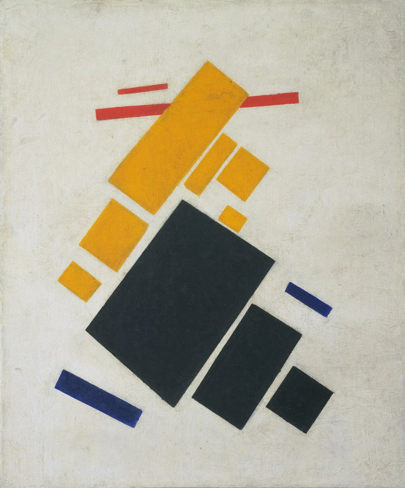 スプリマティストの構成：飛行機 - カジミール・マレーヴィチ

Source:
Composition suprématiste : Avion en vol - Kazimir Malevich