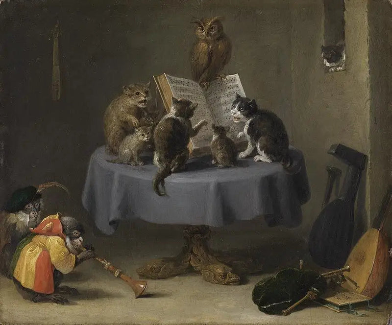 猫のコンサート - デイヴィッド・テニエール・ル・ジュヌ

Source:
Concert de chats - David Teniers le Jeune