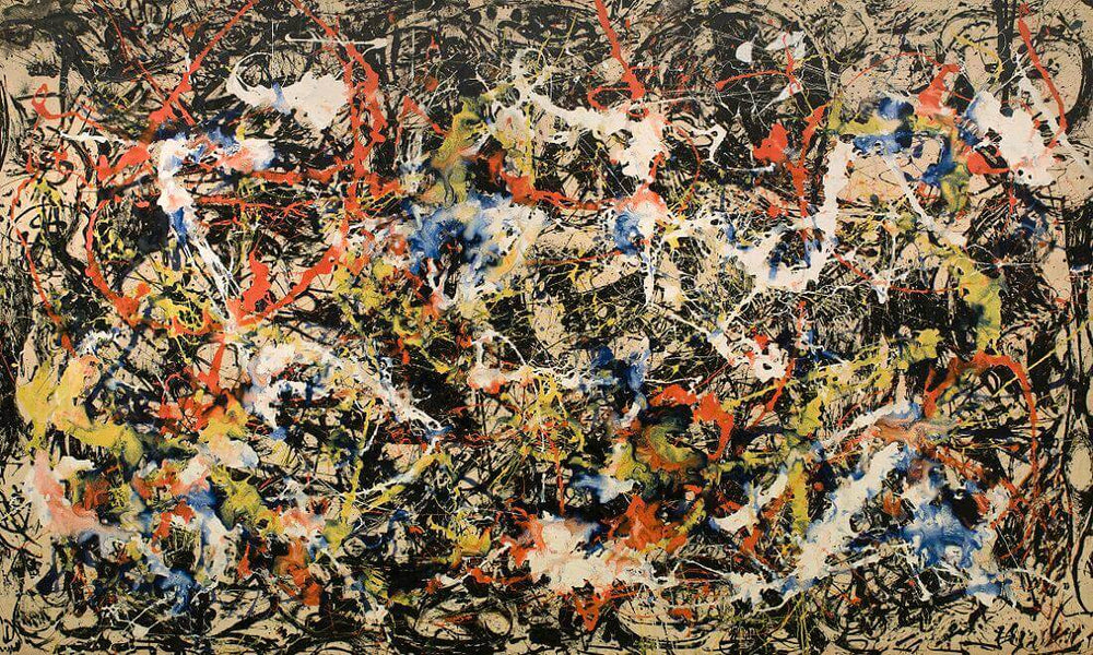 Convergence - Jackson Pollock image 1 copie peinte à la main à l’huile