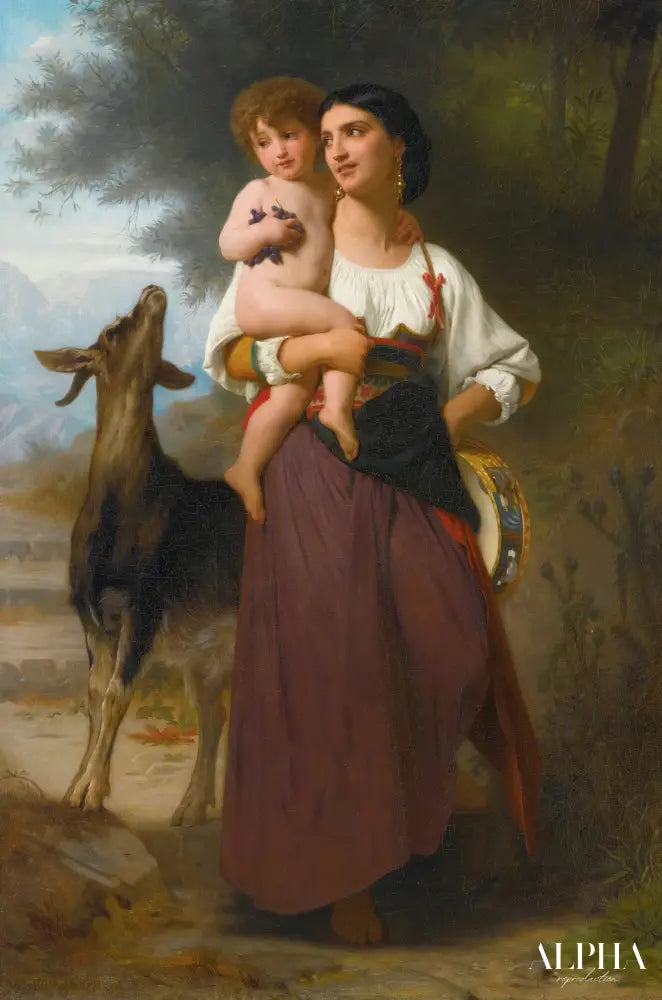 Convoitise - William-Adolphe Bouguereau Reproductions de tableaux à la peinture à l’huile