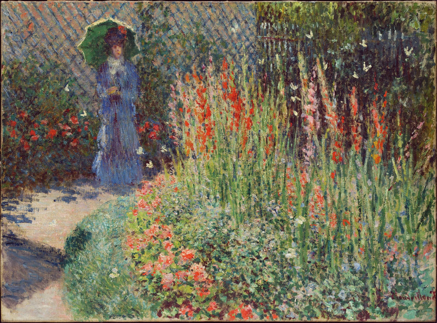 花のバスケット (Les Glaieuls) W414 - Claude Monet