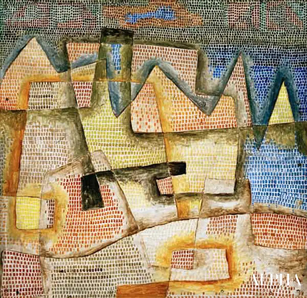 Côte rocheuse - Paul Klee - Reproductions de tableaux et peintures haut de gamme