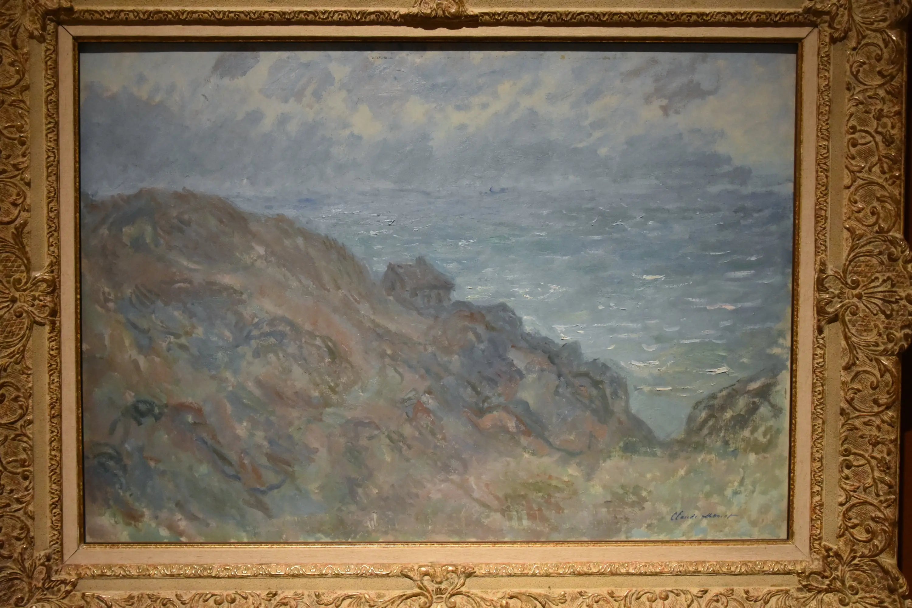 Reproduction du tableau « Cottage sur les falaises près de Varengeville - Claude Monet » par Alpha Reproduction en peinture à l’huile