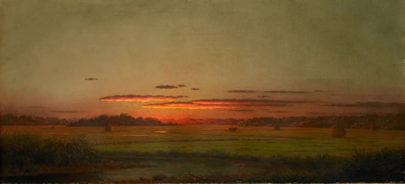 夕焼け、遠くの干し草車 - マーティン・ジョンソン・ヒード

Source:
Coucher de soleil, chariot à foin au loin - Martin Johnson Heade