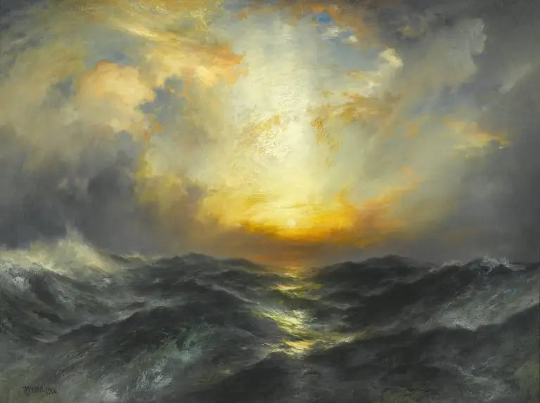 海辺の日の入り - トーマス・モラン

Source:
Coucher de soleil en mer - Thomas Moran
