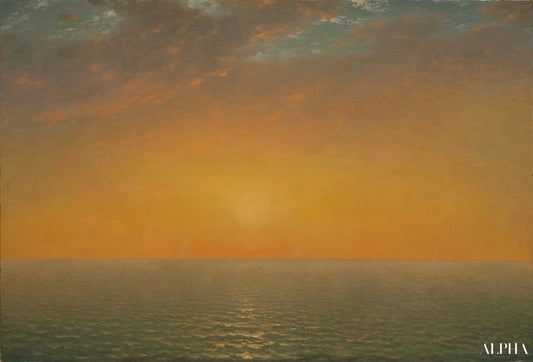 Coucher de soleil sur la mer, 1872 - John Frederick Kensett - Reproductions de tableaux et peintures haut de gamme