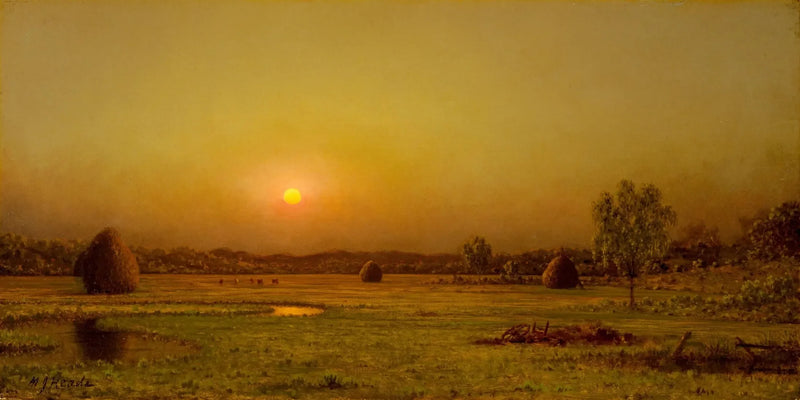 マサチューセッツ州ニューべリーポートの湿地帯に沈む夕日 - マーティン・ジョンソン・ヒード

Source:
Coucher de soleil sur les marais, Newburyport, Massachusetts - Martin Johnson Heade