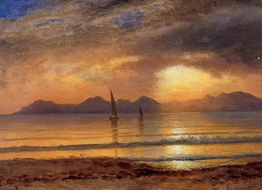 山の湖に沈む夕日 - アルバート・ビアシュタット

Source:
Coucher de soleil sur un lac de montagne - Albert Bierstadt