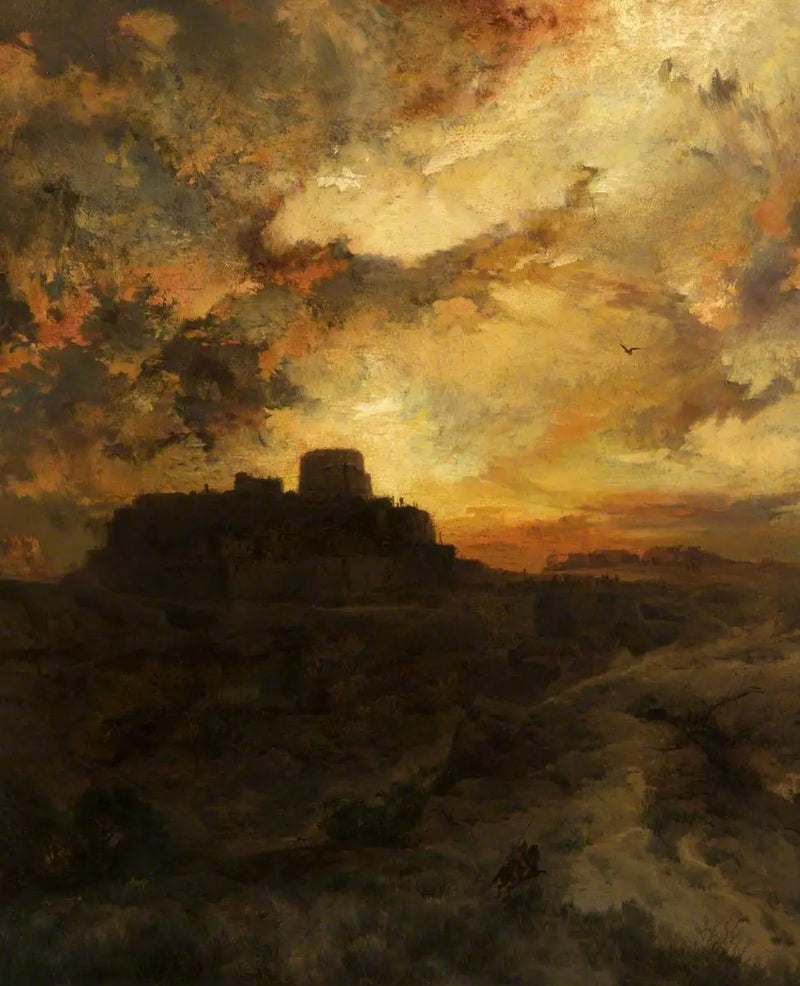 サンセット、プエブロ・デル・ワルペ、アリゾナ - トーマス・モラン

Source:
Coucher du soleil, Pueblo del Walpe, Arizona - Thomas Moran