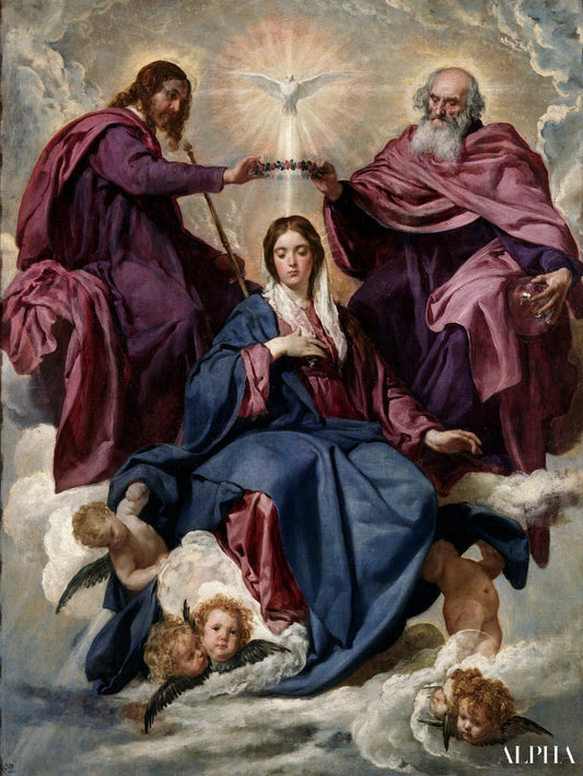 Couronnement de la Vierge - Diego Velázquez - Reproductions de tableaux et peintures haut de gamme