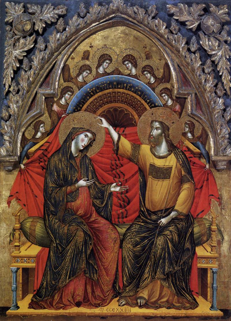 Couronnement de Marie - Paolo Veneziano - Alpha Reproduction