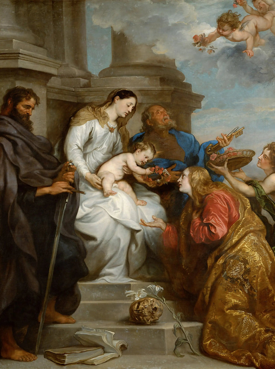サン・ローザリーの冠 - アントワーヌ・ヴァン・ダイク

Source:
Couronnement de sainte Rosalie - Antoine van Dyck