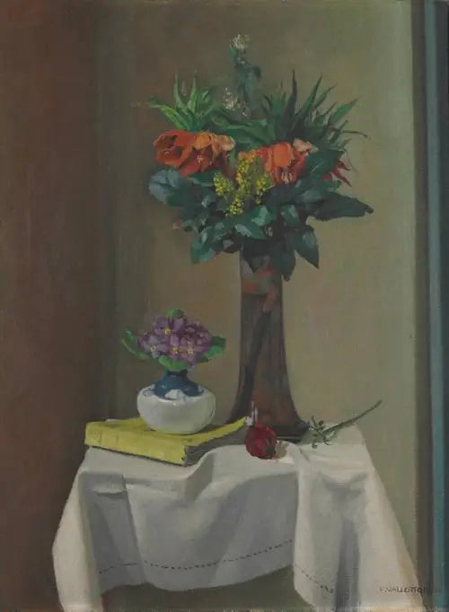 皇帝の冠（白いテーブルクロス） - フェリックス・ヴァロトン

Source:
Couronnes impériales (La nappe blanche) - Félix Vallotton