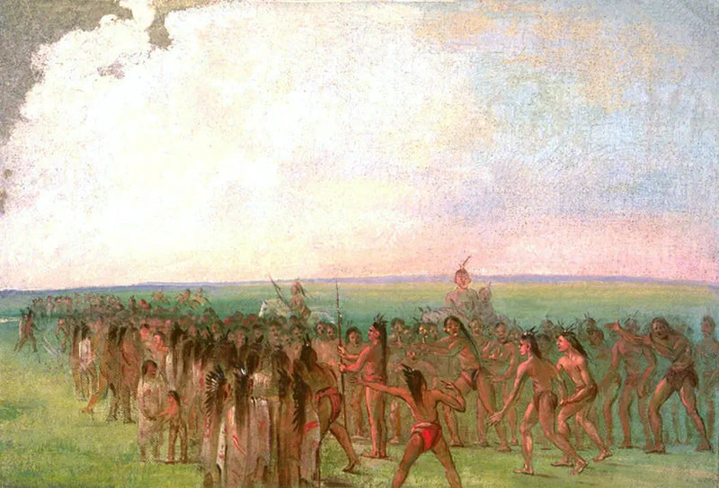 マンダン村の後ろのランニングコース - ジョージ・キャトリン

Source:
Course à pied derrière le village Mandan - George Catlin