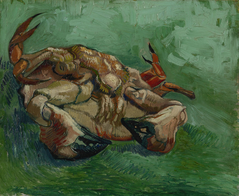 カニ、仰向けに寝ている - Vincent van Gogh