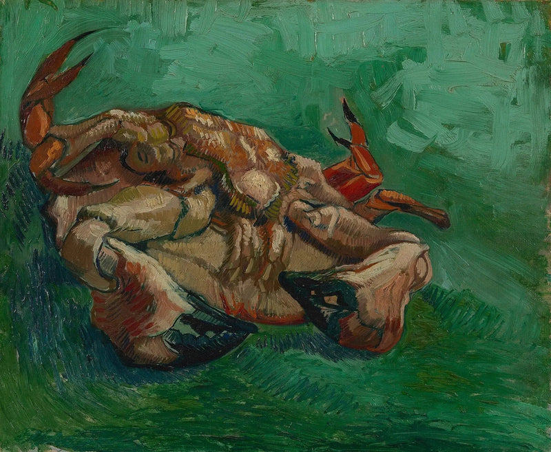 カニ、仰向けに寝ている - Vincent van Gogh