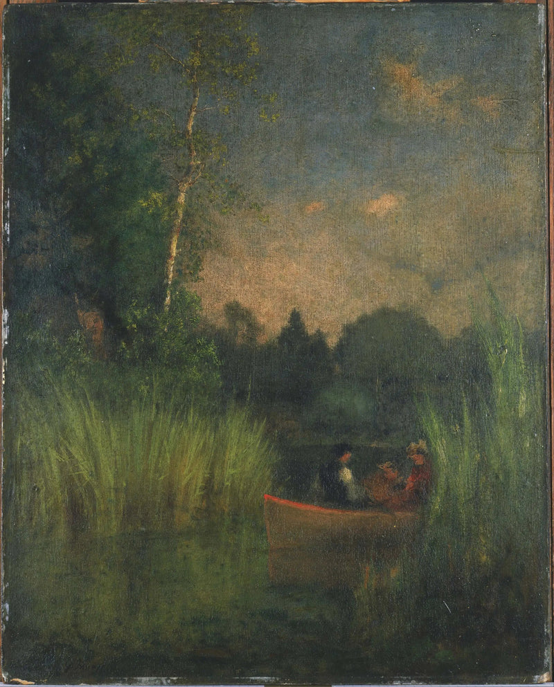ジョンの夕暮れ（アレクサンドリア湾） - ジョージ・イネス

Source:
Crépuscule dans les joncs (baie d'Alexandrie) - George Inness