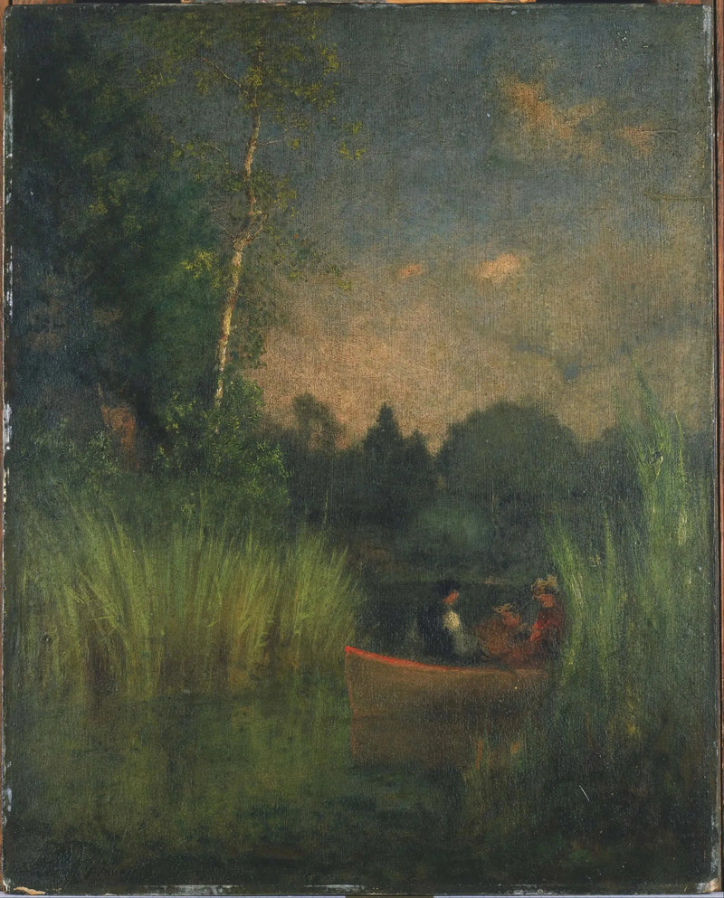 ジョンの夕暮れ（アレクサンドリア湾） - ジョージ・イネス

Source:
Crépuscule dans les joncs (baie d'Alexandrie) - George Inness