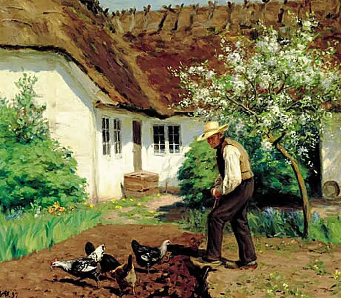春に庭を掘る - H. A. Brendekilde

Source:
Creuser le jardin au printemps. - H. A. Brendekilde