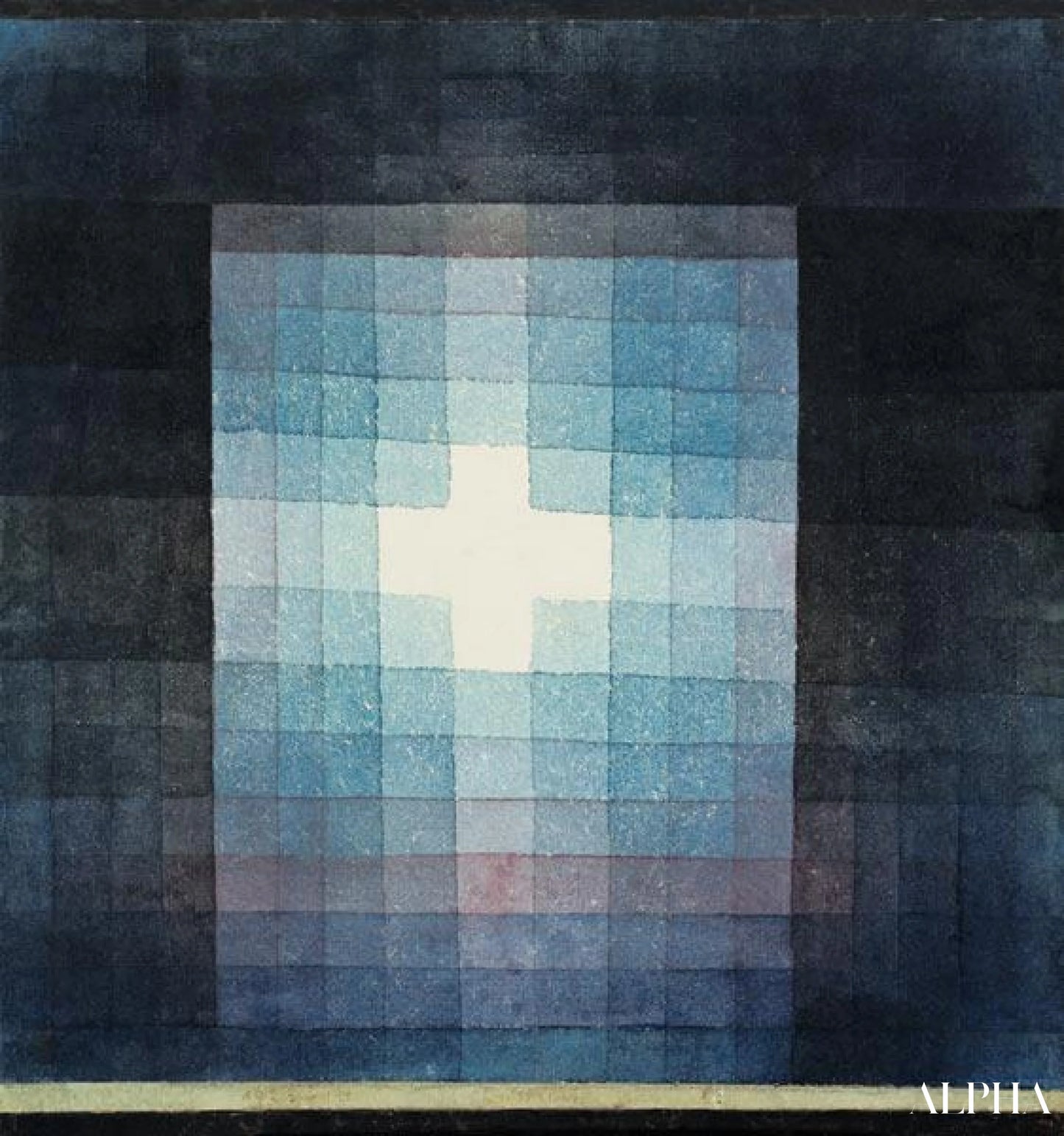 キリスト教の墓標の十字架 - パウル・クレー - 高級絵画および絵画の複製
