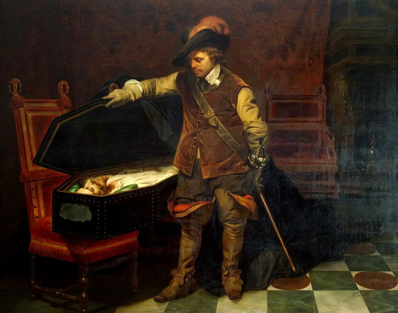 クロムウェル、チャールズ1世の棺の前で - ポール・デラロッシュ

Source:
Cromwell devant le cercueil de Charles Ier - Paul Delaroche