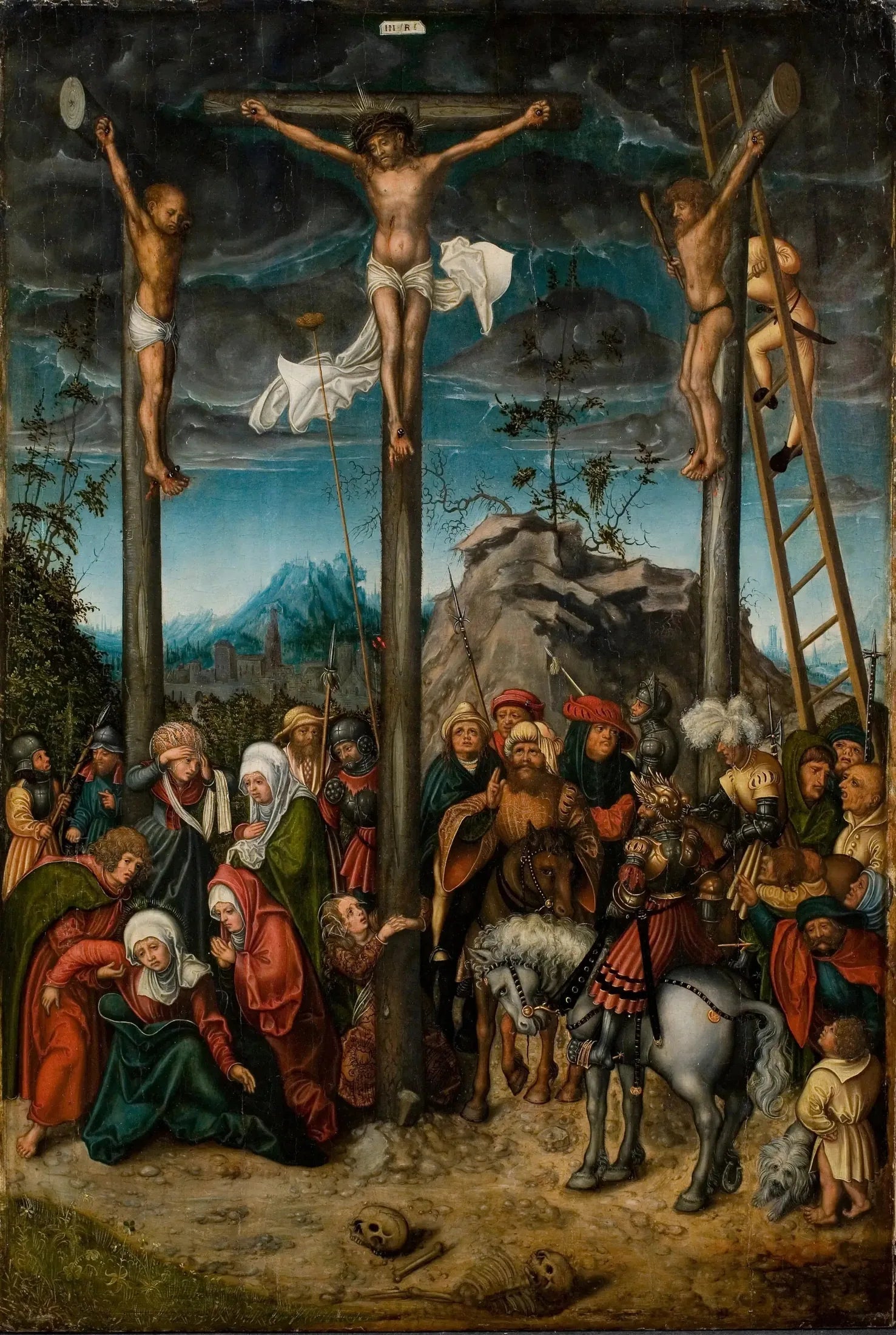 crucifiement - Lucas Cranach the Elder image 1 reproduction artisanale de tableau