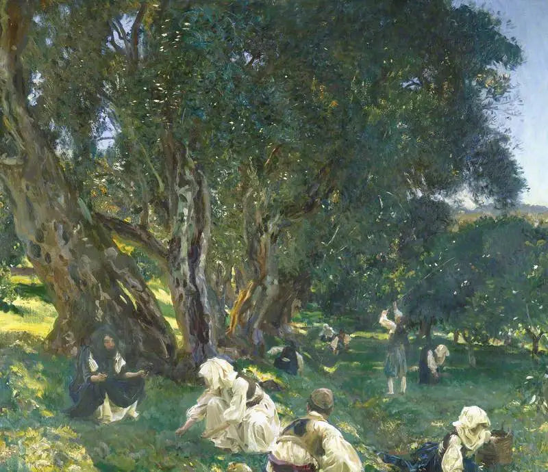Cueilleurs d'olives albanais - John Singer Sargent image 1 reproduction réalisée par Alpha Reproduction
