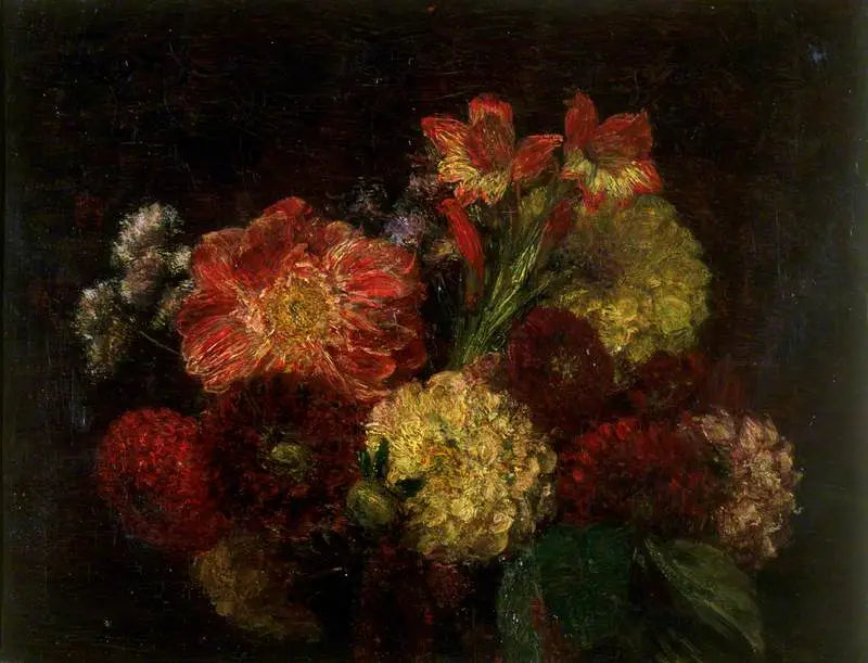 ダリア - アンリ・ファンタン＝ラトゥール

Source:
Dahlias - Henri Fantin-Latour