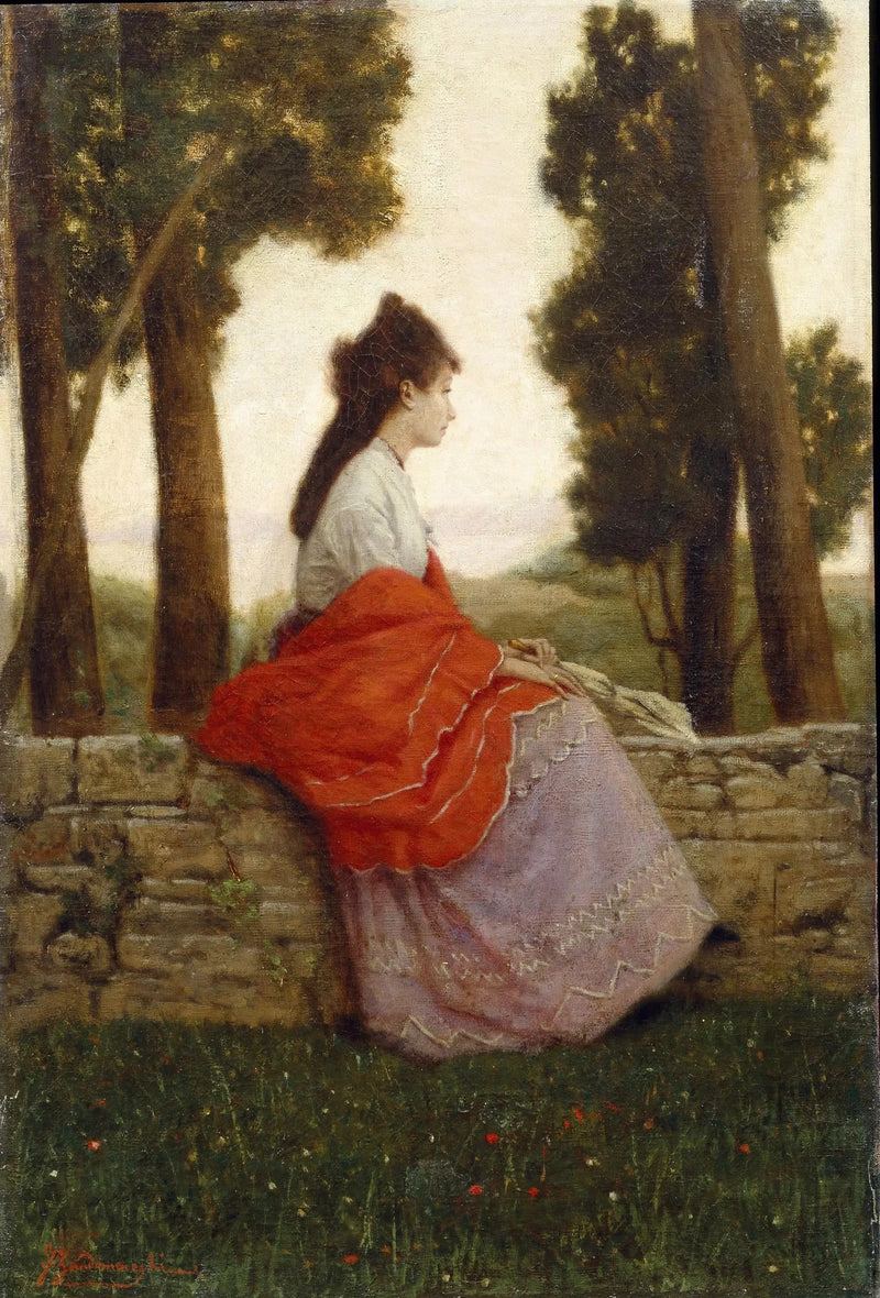 公園の女性 - フェデリコ・ザンドメネギ