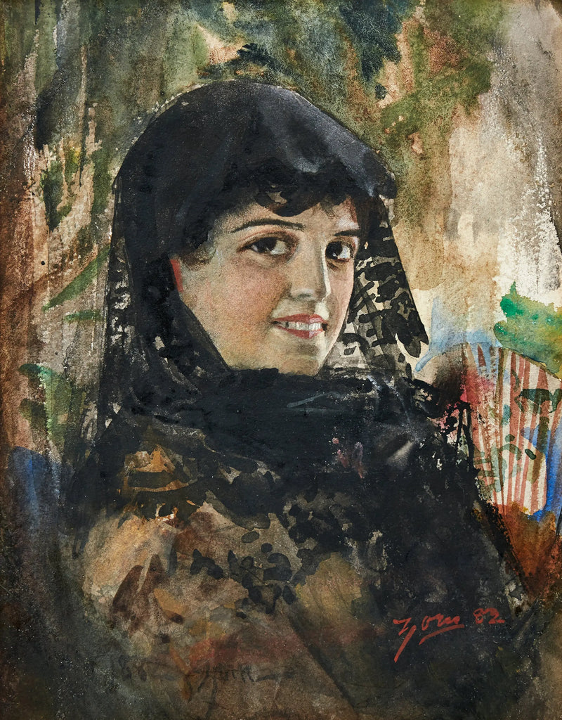 黒いヴェールをかぶったスペインの婦人 - アンダース・ゾーン

Source:
Dame espagnole à la mantille noire - Anders Zorn