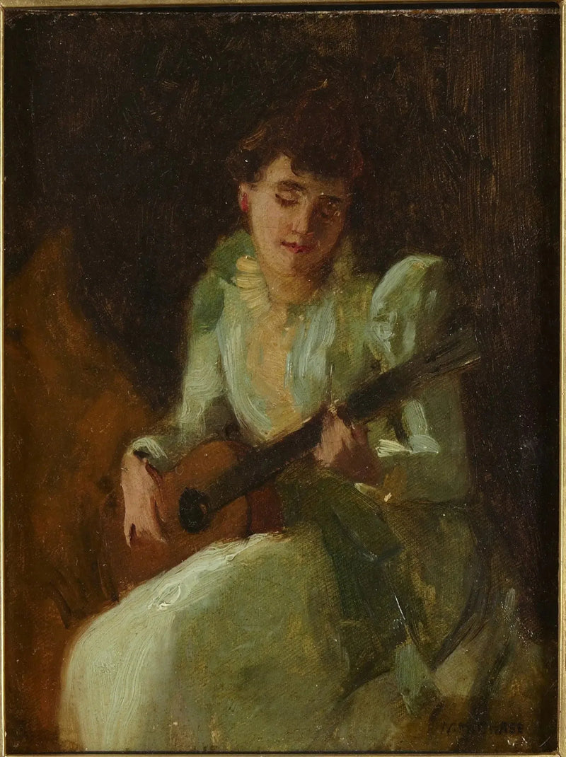 ギターを弾く女性 - ウィリアム・メリット・チェイス

Source:
Dame jouant de la guitare - William Merritt Chase