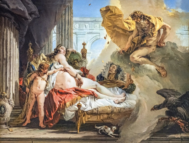 ダナエとジュピター - ジョヴァンニ・バッティスタ・ティエポロ

Source:
Danaé et Jupiter - Giovanni Battista Tiepolo