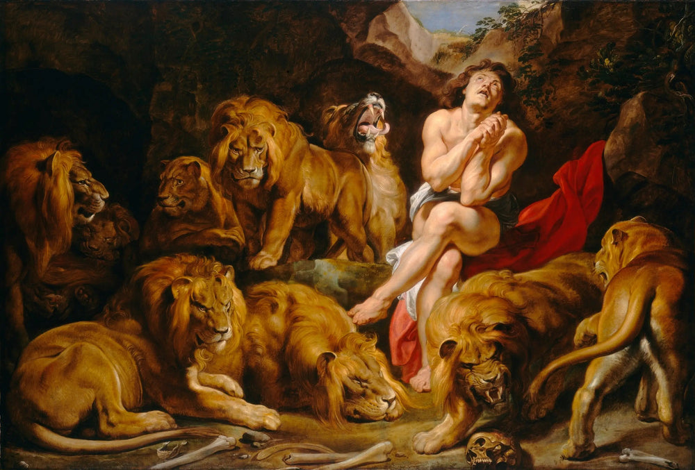 Daniel dans la fosse aux lions - Peter Paul Rubens image 1 reproduction réalisée par Alpha Reproduction