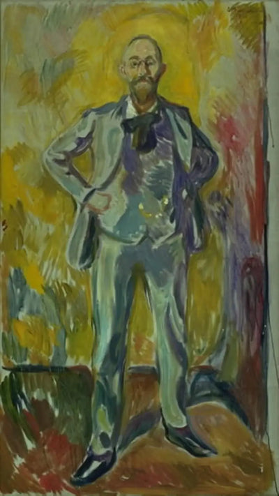 Reproduction du tableau « Daniel Jacobsen - Edvard Munch » par Alpha Reproduction en peinture à l’huile