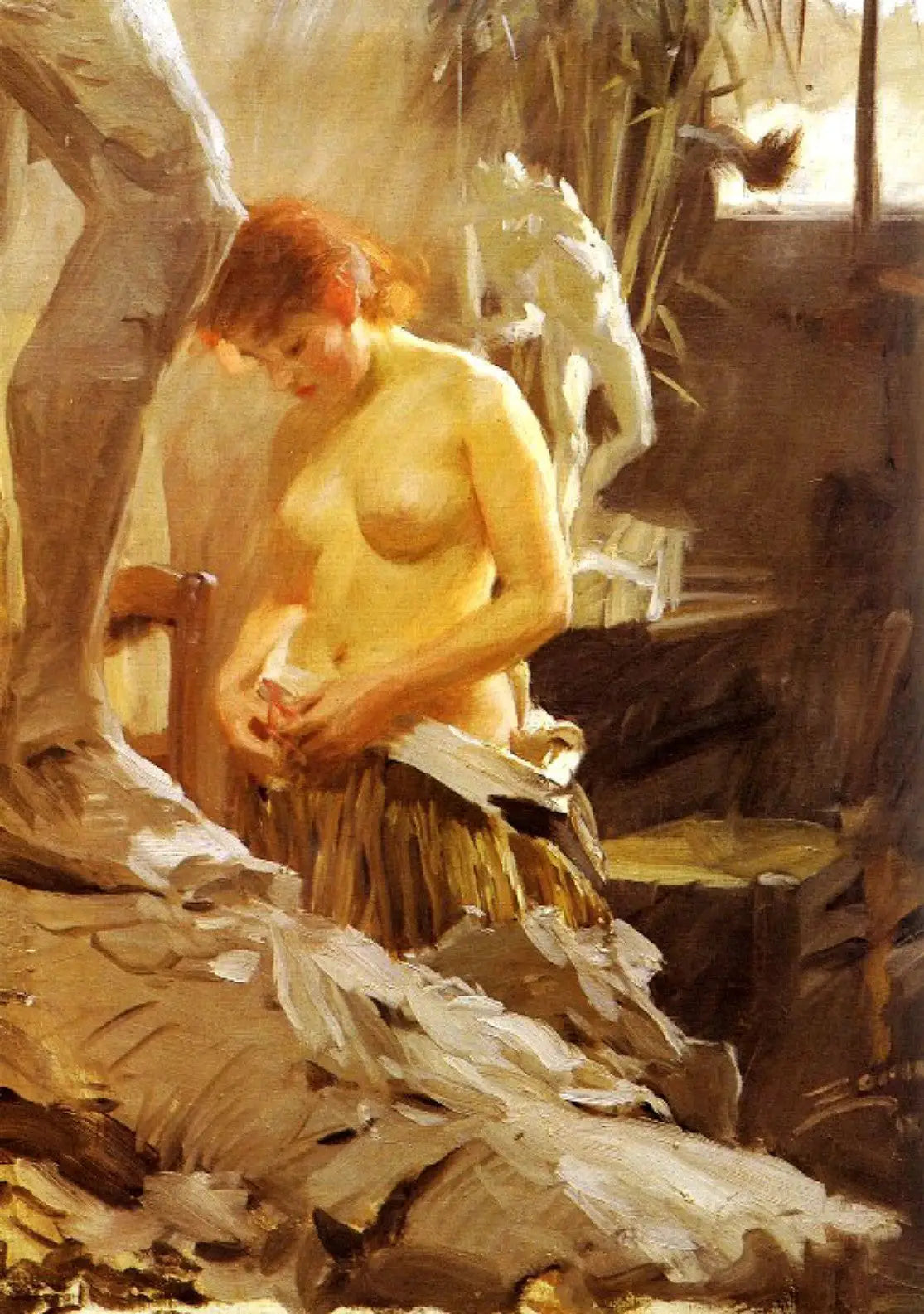 Dans l’atelier de Wikströms - Anders Zorn - Alpha Reproduction